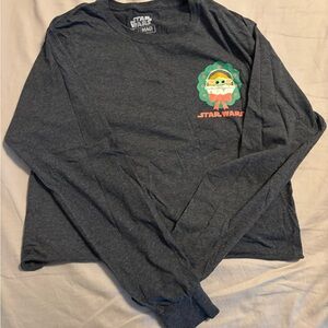 Star Wars  Long Sleeve Charcoal Tee